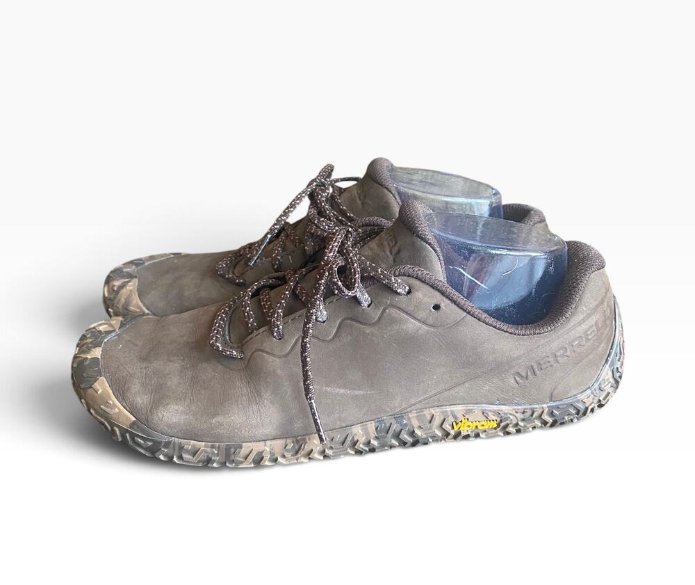 Merrell Wrapt Men’s 9.5 Brown Barefoot Minimalist Hiking Trail Shoes Vibram
